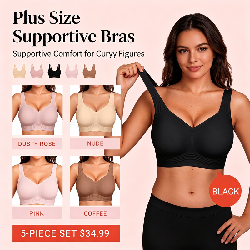 🔥Hot Sale 49% OFF!!⚡ -Super firming bra | Women Wirefree Seamless Bras 👍No more sagging breasts