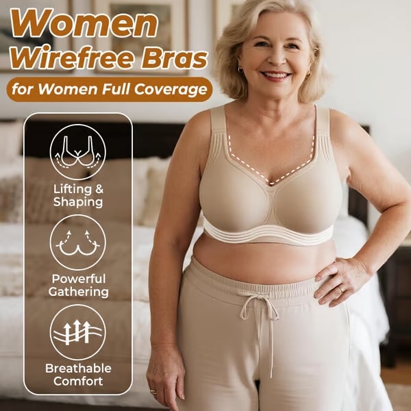 🔥Hot Sale 49% OFF!!⚡ -Super firming bra | Women Wirefree Seamless Bras 👍No more sagging breasts